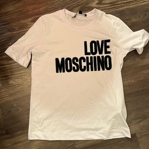 Love moschino white t shirt
